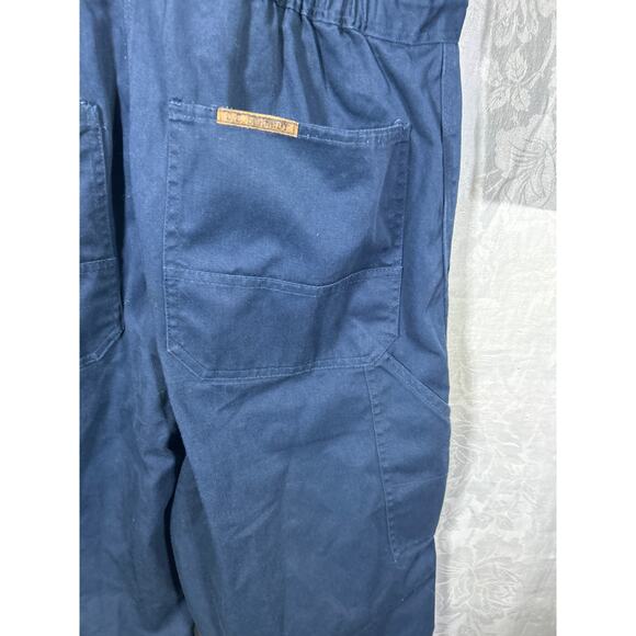 Schmidt Workwear Coveralls Large Navy Blue Long Sleeve Lightweight - Picture 7 of 10